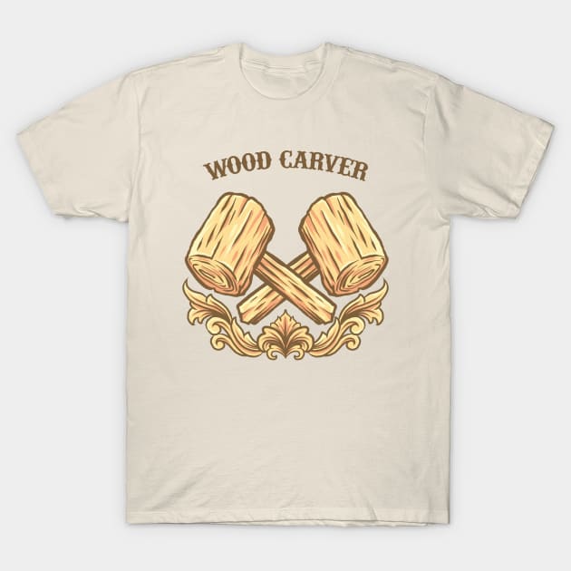 wood carver T-Shirt by donipacoceng